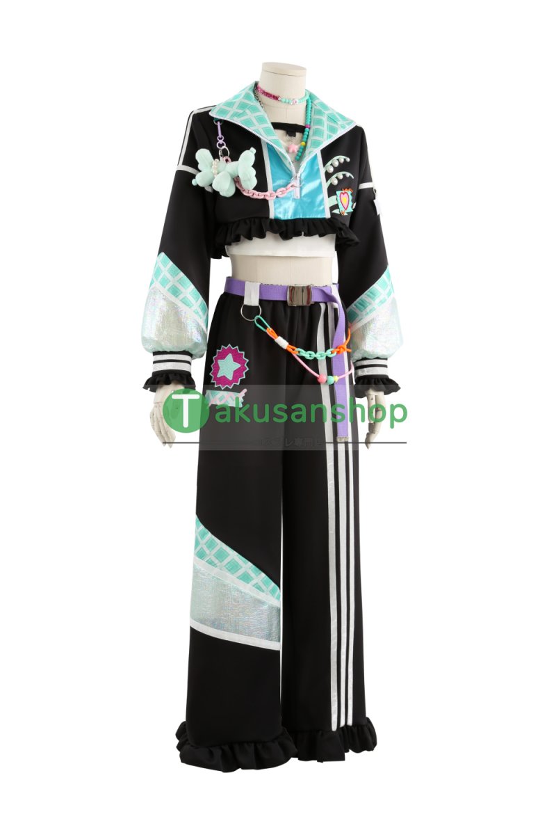 画像2: あんスタ あんさんぶるスターズ   ポッピン・メイリリー ライカ 宝丈萊香 風 コスチューム コスプレ衣装 オーダーメイド (2)