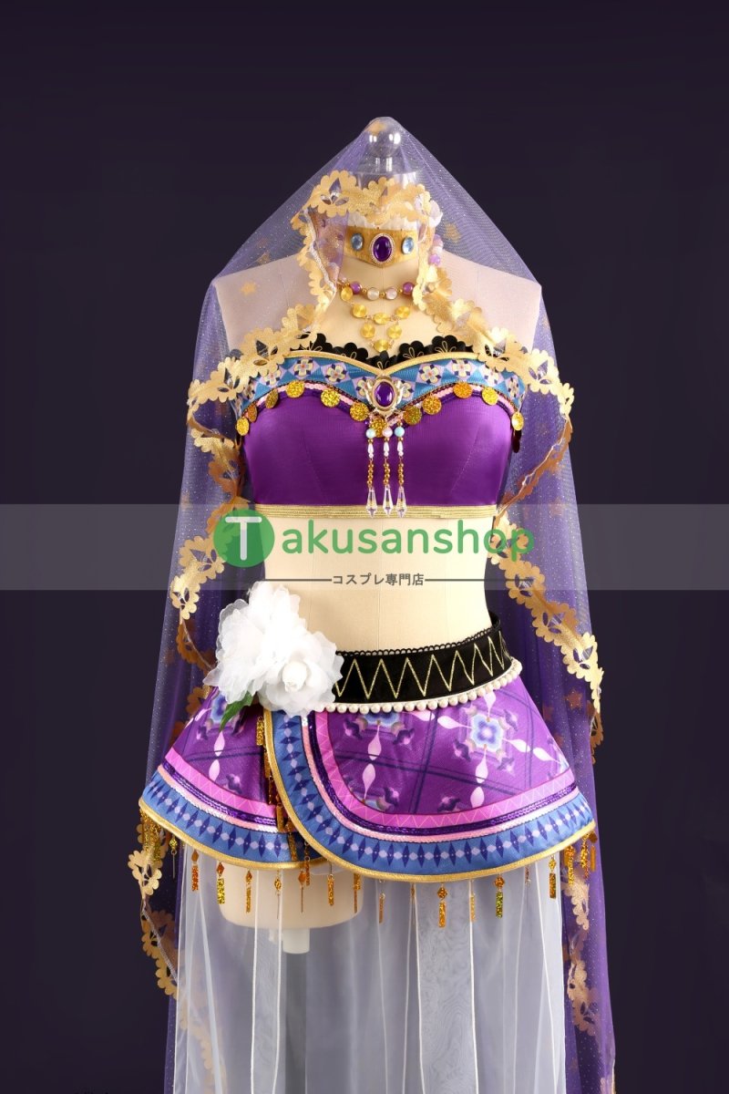 画像2: LoveLive!  ラブライブ！ μ's 踊り子編　覚醒後  東條希   風 コスチューム コスプレ衣装 オーダーメイド (2)