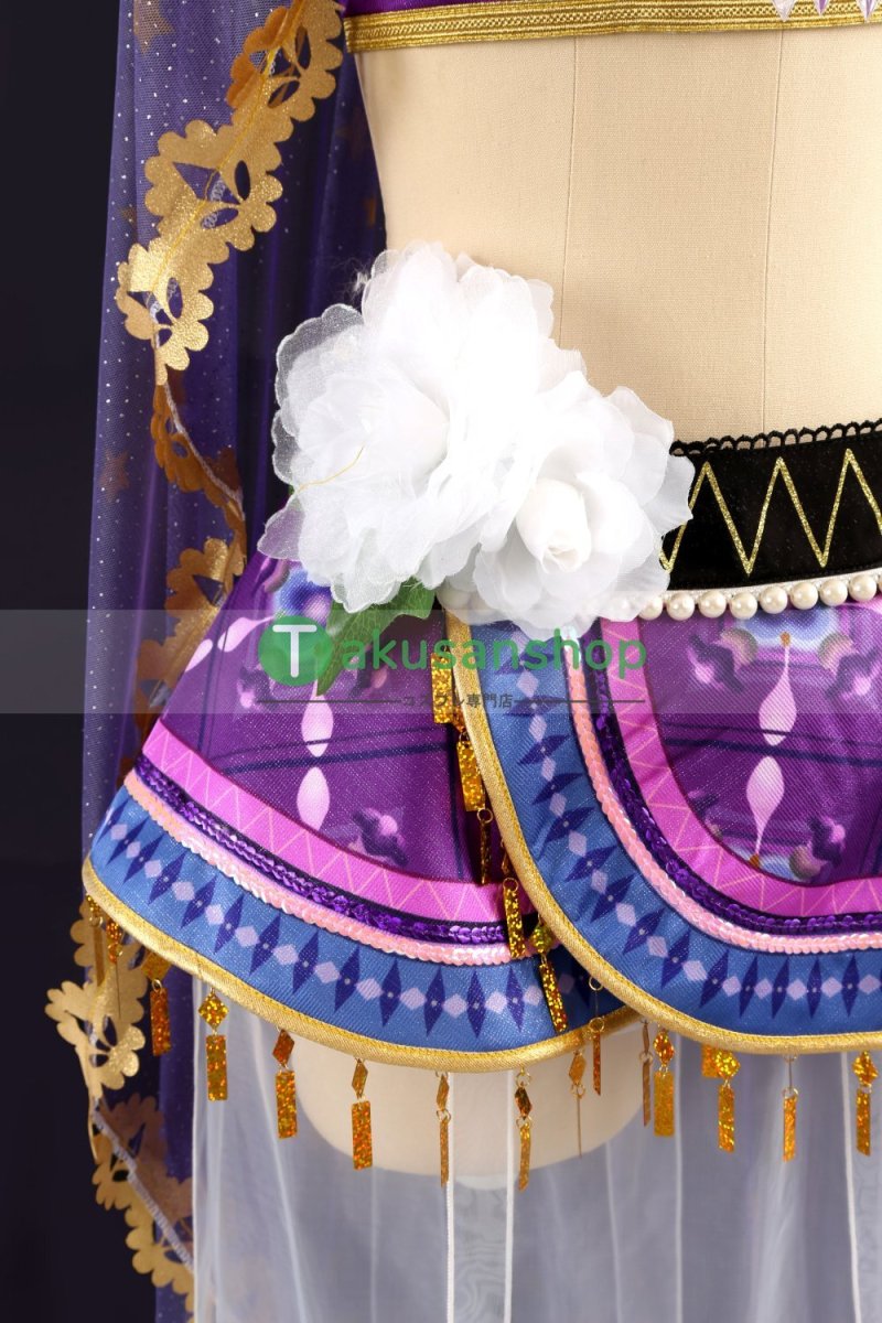 画像5: LoveLive!  ラブライブ！ μ's 踊り子編　覚醒後  東條希   風 コスチューム コスプレ衣装 オーダーメイド (5)