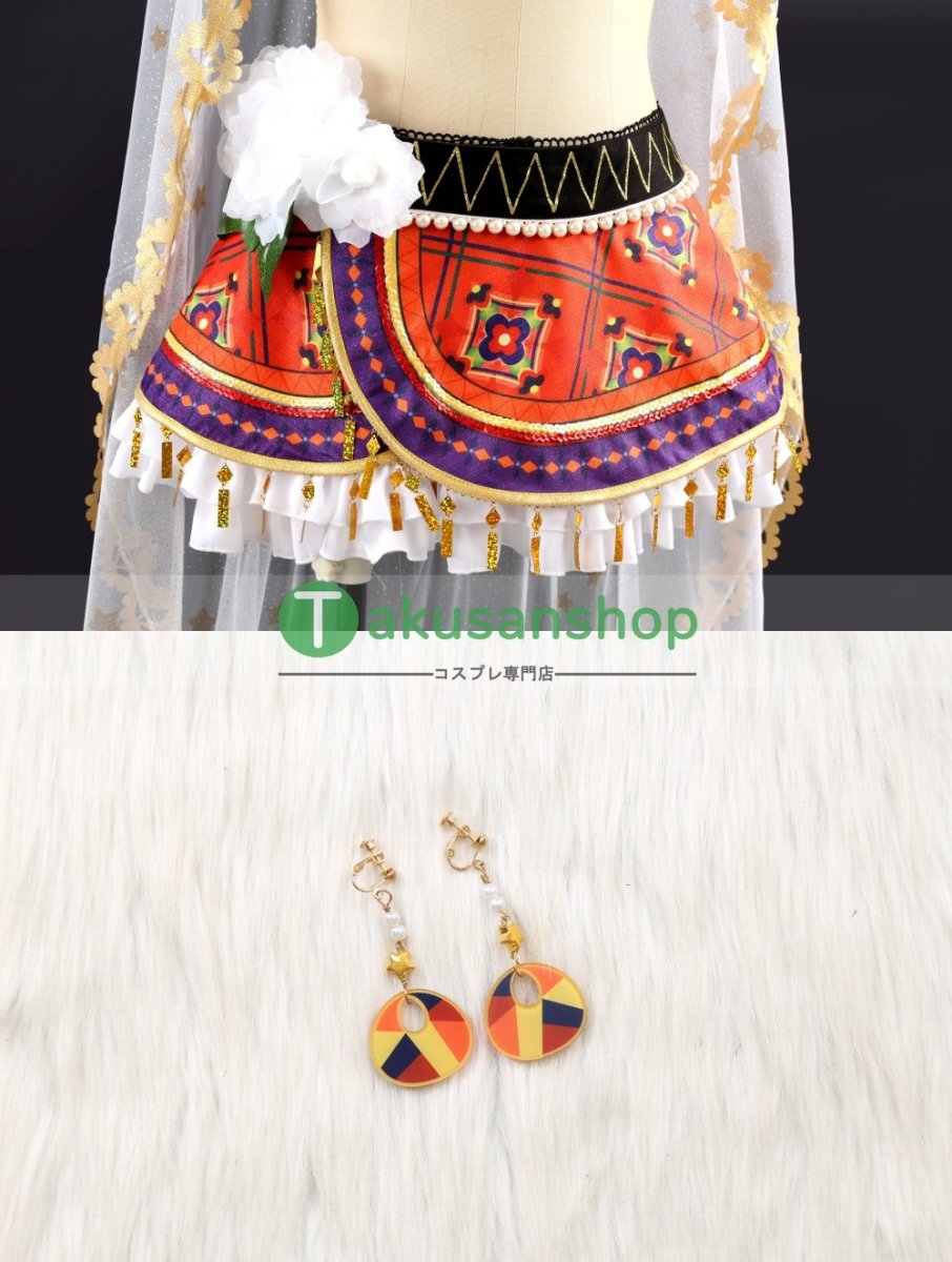 画像10: LoveLive!  ラブライブ！ μ's 踊り子編　覚醒後  高坂穂乃果   風 コスチューム コスプレ衣装 オーダーメイド (10)