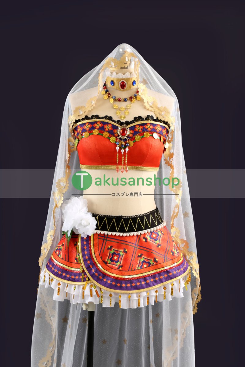 画像2: LoveLive!  ラブライブ！ μ's 踊り子編　覚醒後  高坂穂乃果   風 コスチューム コスプレ衣装 オーダーメイド (2)