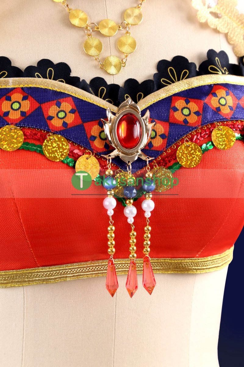 画像4: LoveLive!  ラブライブ！ μ's 踊り子編　覚醒後  高坂穂乃果   風 コスチューム コスプレ衣装 オーダーメイド (4)