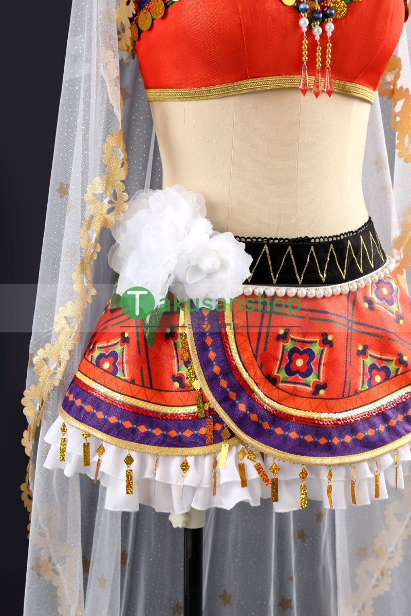 画像5: LoveLive!  ラブライブ！ μ's 踊り子編　覚醒後  高坂穂乃果   風 コスチューム コスプレ衣装 オーダーメイド (5)
