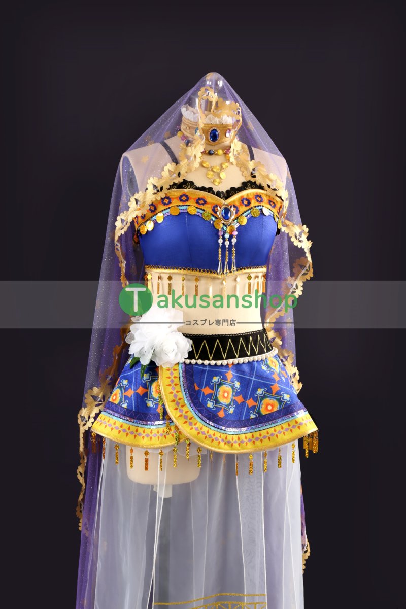 画像3: LoveLive!  ラブライブ！ μ's 踊り子編　覚醒後  園田海未   風 コスチューム コスプレ衣装 オーダーメイド (3)