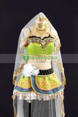 画像3: LoveLive!  ラブライブ！ μ's 踊り子編　覚醒後  小泉花陽   風 コスチューム コスプレ衣装 オーダーメイド (3)