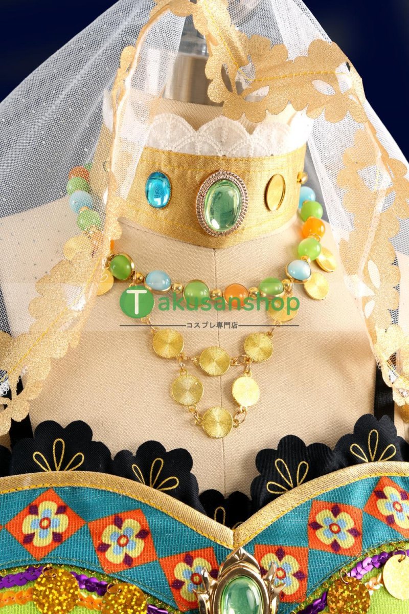 画像4: LoveLive!  ラブライブ！ μ's 踊り子編　覚醒後  小泉花陽   風 コスチューム コスプレ衣装 オーダーメイド (4)