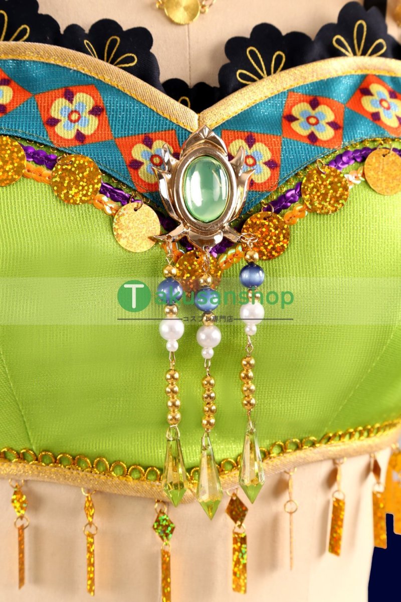 画像5: LoveLive!  ラブライブ！ μ's 踊り子編　覚醒後  小泉花陽   風 コスチューム コスプレ衣装 オーダーメイド (5)