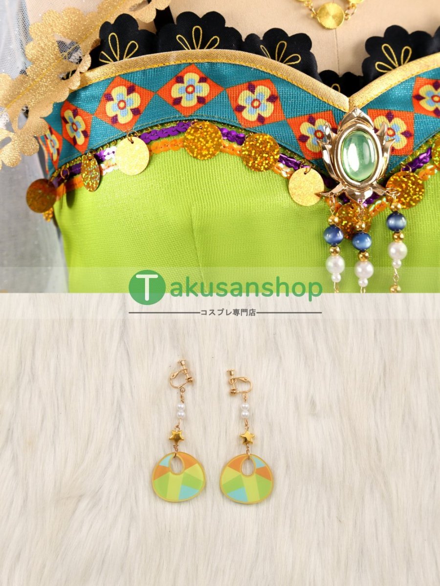 画像8: LoveLive!  ラブライブ！ μ's 踊り子編　覚醒後  小泉花陽   風 コスチューム コスプレ衣装 オーダーメイド (8)