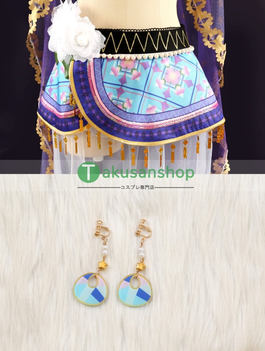 画像14: LoveLive!  ラブライブ！ μ's 踊り子編　覚醒後  絢瀬絵里   風 コスチューム コスプレ衣装 オーダーメイド (14)