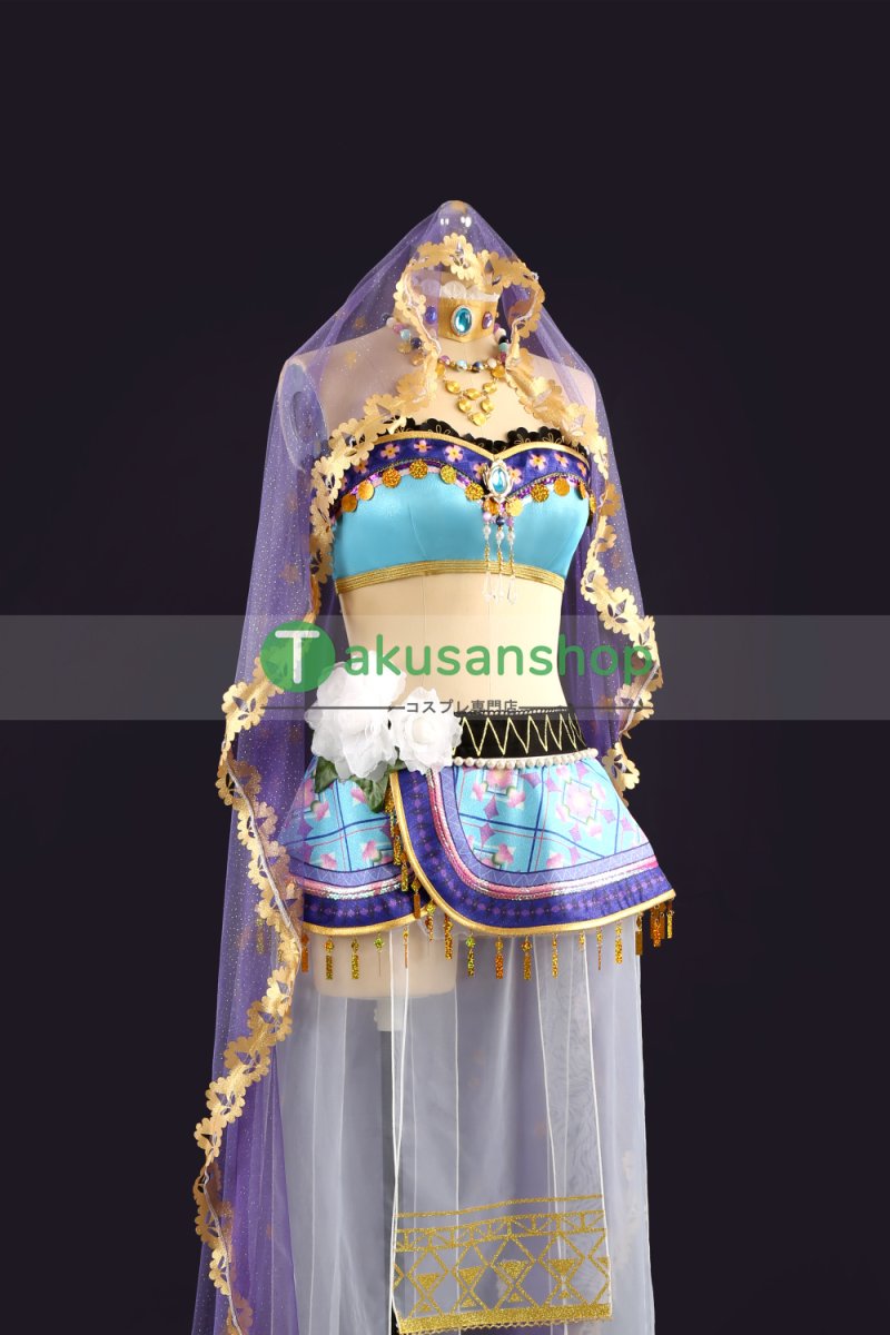 画像5: LoveLive!  ラブライブ！ μ's 踊り子編　覚醒後  絢瀬絵里   風 コスチューム コスプレ衣装 オーダーメイド (5)