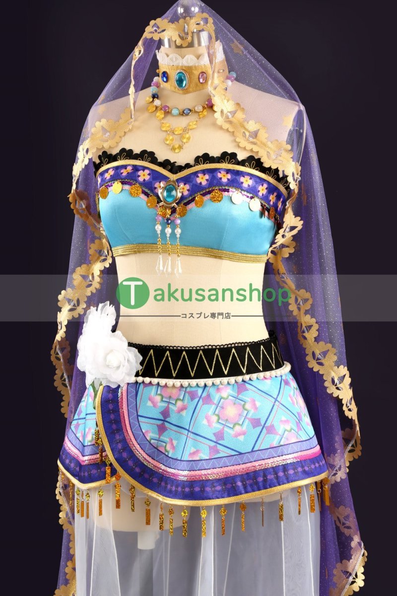 画像6: LoveLive!  ラブライブ！ μ's 踊り子編　覚醒後  絢瀬絵里   風 コスチューム コスプレ衣装 オーダーメイド (6)