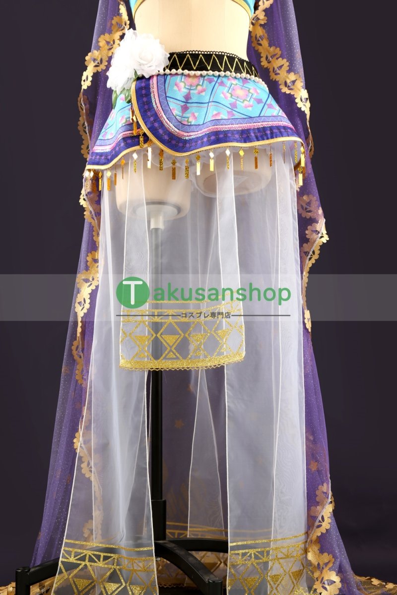 画像8: LoveLive!  ラブライブ！ μ's 踊り子編　覚醒後  絢瀬絵里   風 コスチューム コスプレ衣装 オーダーメイド (8)