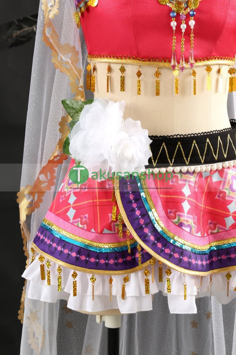 画像5: LoveLive!  ラブライブ！ μ's 踊り子編　覚醒後  矢澤にこ   風 コスチューム コスプレ衣装 オーダーメイド (5)