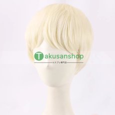 画像1: Harry Potter ハリーポッター ドラコ・マルフォイ 風  コスプレウィッグ かつら cosplay wig 耐熱ウィッグ  専用ネット付   (1)