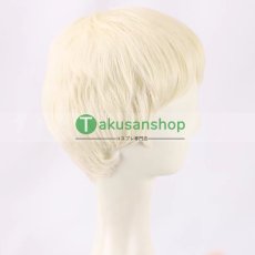 画像2: Harry Potter ハリーポッター ドラコ・マルフォイ 風  コスプレウィッグ かつら cosplay wig 耐熱ウィッグ  専用ネット付   (2)