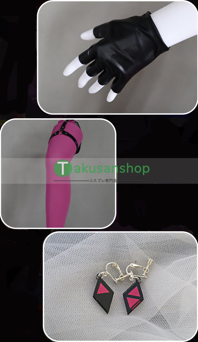 画像8: プロセカ プロジェクトセカイ カラフルステージ! feat.初音ミク ワンダーランズ×ショウタイム × 鏡音リン サイバーパンクデッドボーイ  鳳えむ 風 コスプレ衣装 コスチューム (8)