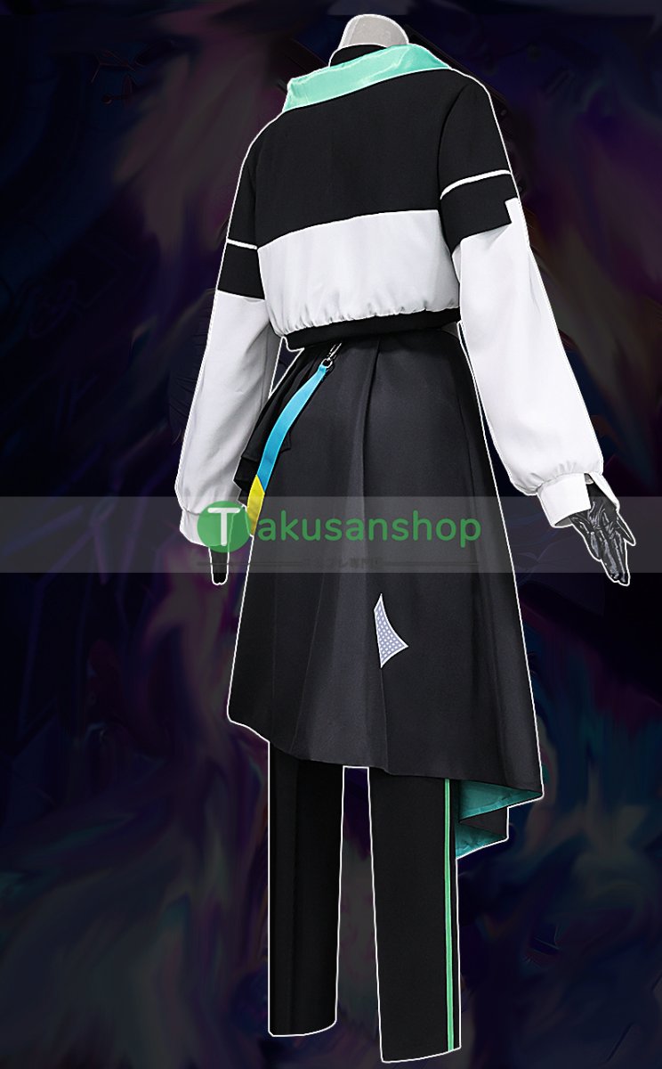 画像3: プロセカ プロジェクトセカイ カラフルステージ! feat.初音ミク ワンダーランズ×ショウタイム × 鏡音リン サイバーパンクデッドボーイ  草薙寧々 風 コスプレ衣装 コスチューム (3)