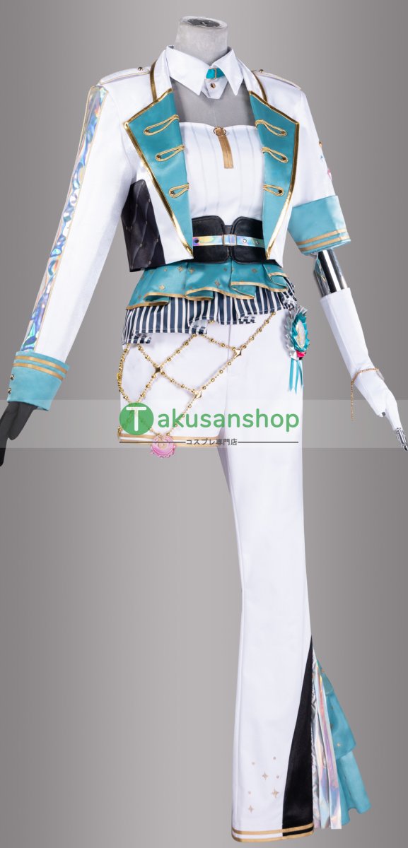 画像2: プロセカ プロジェクトセカイ カラフルステージ！ feat.初音ミク  5th Anniversary 5周年 感謝祭  白石杏  風 コスプレ衣装 コスチューム  (2)