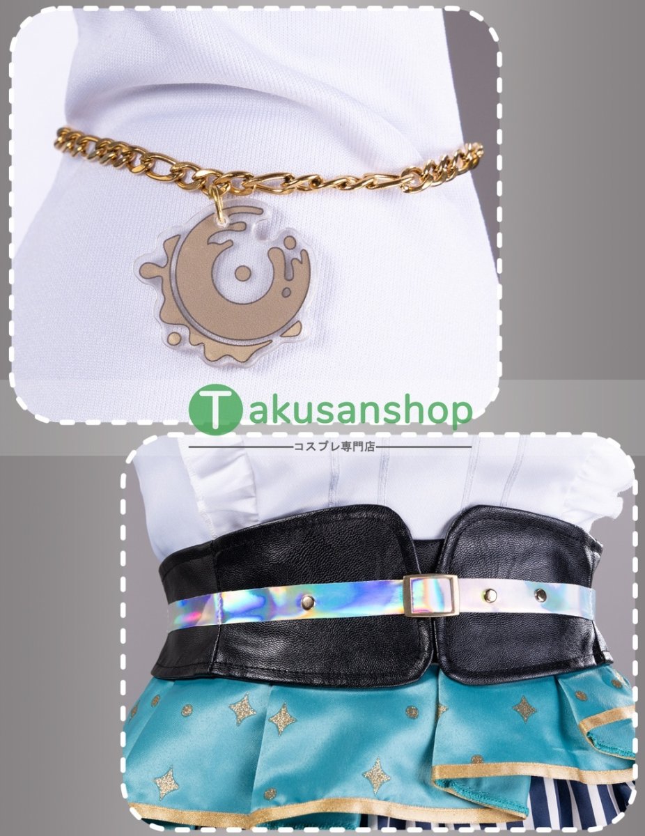 画像9: プロセカ プロジェクトセカイ カラフルステージ！ feat.初音ミク  5th Anniversary 5周年 感謝祭  白石杏  風 コスプレ衣装 コスチューム  (9)