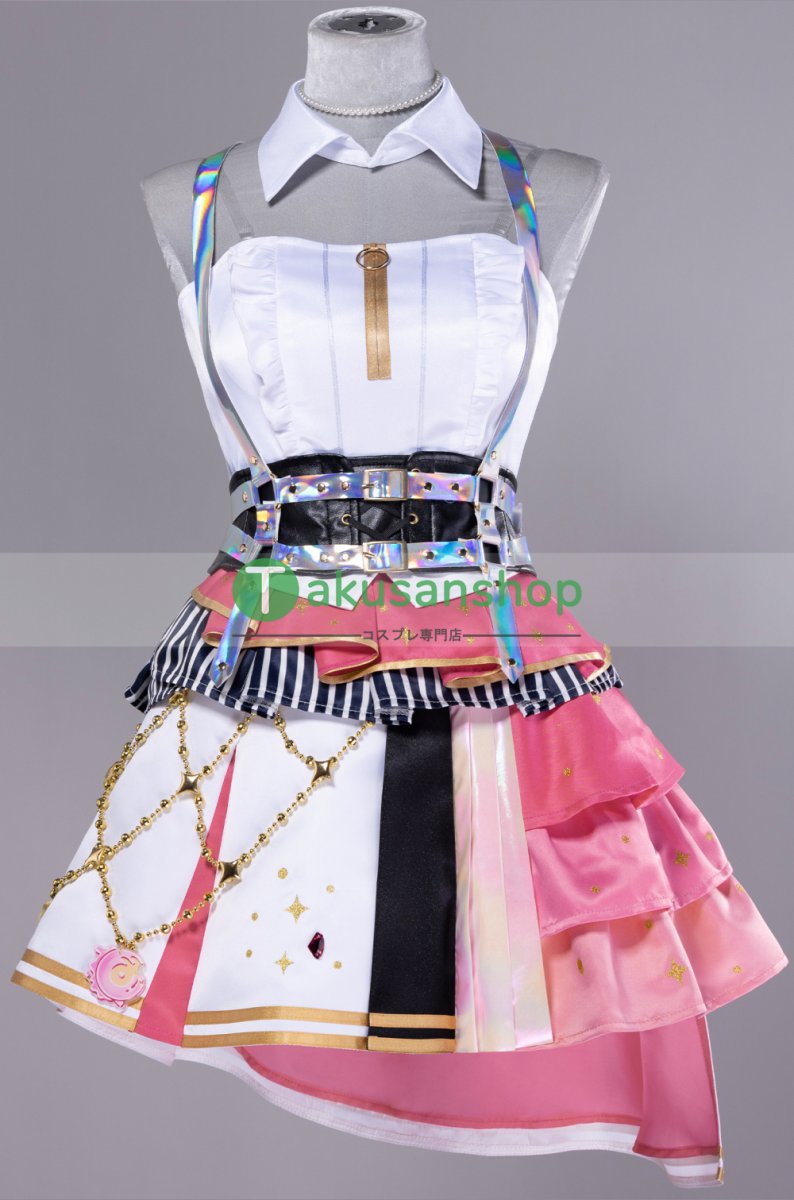 画像4: プロセカ プロジェクトセカイ カラフルステージ！ feat.初音ミク  5th Anniversary 5周年 感謝祭  小豆沢こはね  風 コスプレ衣装 コスチューム  (4)