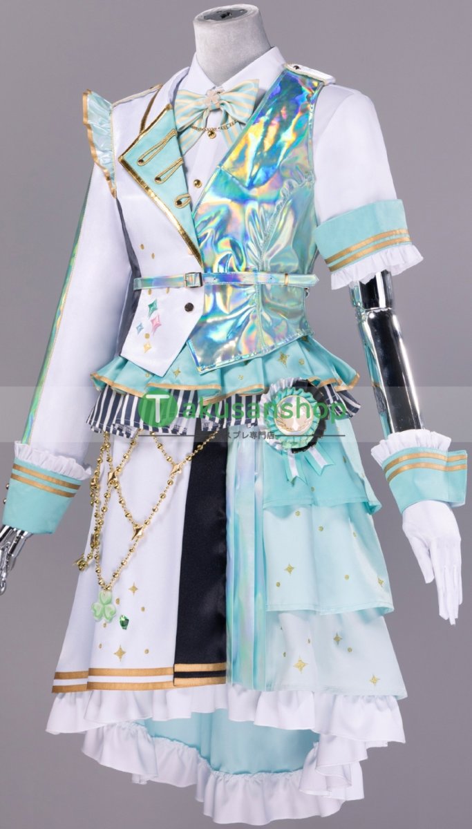 画像3: プロセカ プロジェクトセカイ カラフルステージ！ feat.初音ミク  5th Anniversary 5周年 感謝祭  日野森雫  風 コスプレ衣装 コスチューム  (3)