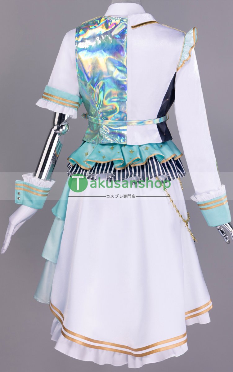 画像5: プロセカ プロジェクトセカイ カラフルステージ！ feat.初音ミク  5th Anniversary 5周年 感謝祭  日野森雫  風 コスプレ衣装 コスチューム  (5)