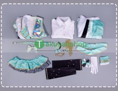 画像14: プロセカ プロジェクトセカイ カラフルステージ！ feat.初音ミク  5th Anniversary 5周年 感謝祭  日野森雫  風 コスプレ衣装 コスチューム  (14)