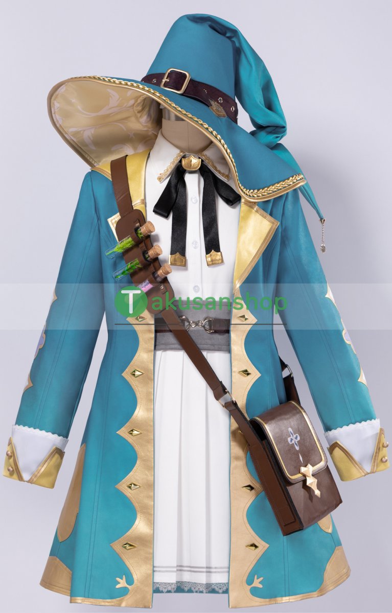 画像2: プロセカ プロジェクトセカイ カラフルステージ！ feat.初音ミク  あたしたちのハッピーエンド  キラピピ★キラピカ  見習い魔道士のワンピース 草薙寧々  風 コスプレ衣装 コスチューム  (2)