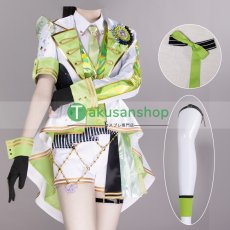 画像1: プロセカ プロジェクトセカイ カラフルステージ！ feat.初音ミク  5th Anniversary 5周年 感謝祭  日野森志歩  風 コスプレ衣装 コスチューム  (1)