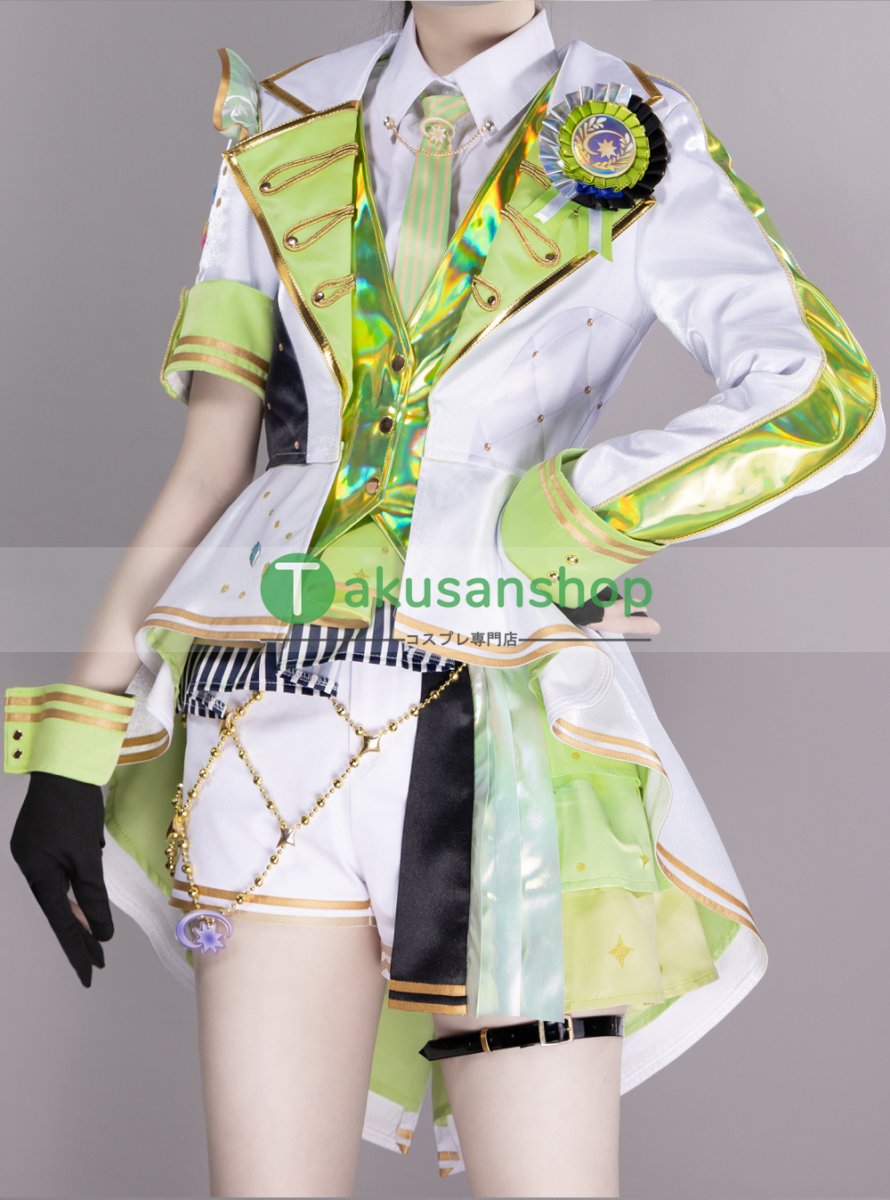 画像3: プロセカ プロジェクトセカイ カラフルステージ！ feat.初音ミク  5th Anniversary 5周年 感謝祭  日野森志歩  風 コスプレ衣装 コスチューム  (3)