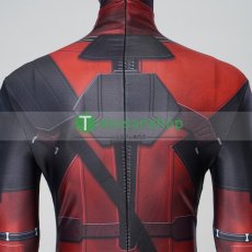 画像11: デッドプール Deadpool ウェイド ウィルソン 風 全身タイツ ゼンタイ 子供 コスチューム コスプレ衣装 (11)