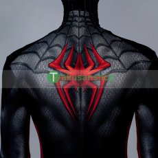 画像11: スパイダーマン アクロスザスパイダーバース マイルズ マイルス・モラレス 風 全身タイツ ゼンタイ 子供 コスチューム コスプレ衣装 (11)