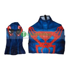 画像18: スパイダーマン:アクロス・ザ・スパイダーバース 2 スパイダーマン2099 風 全身タイツ ゼンタイ 子供 コスチューム コスプレ衣装 (18)