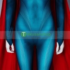 画像14: 映画 THE FLASH ザ・フラッシュ Supergirl スーパーガール 風 全身タイツ ゼンタイ 子供 コスチューム コスプレ衣装 (14)