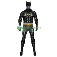 画像5: Batman 1989映画 バットマン  ブルース・ウェイン 風 全身タイツ ゼンタイ 子供 コスチューム コスプレ衣装 (5)