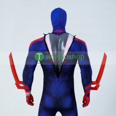 画像10: スパイダーマン:アクロス・ザ・スパイダーバース 2 スパイダーマン2099 風 全身タイツ ゼンタイ 子供 コスチューム コスプレ衣装 (10)