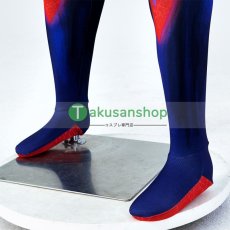 画像15: スパイダーマン:アクロス・ザ・スパイダーバース 2 スパイダーマン2099 風 全身タイツ ゼンタイ 子供 コスチューム コスプレ衣装 (15)