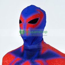 画像7: スパイダーマン:アクロス・ザ・スパイダーバース 2 スパイダーマン2099 風 全身タイツ ゼンタイ 子供 コスチューム コスプレ衣装 (7)