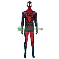 画像1: スパイダーマン:アクロス・ザ・スパイダーバース 2023 スパイダーマン アンリミテッド 風 全身タイツ ゼンタイ 子供 コスチューム コスプレ衣装 (1)