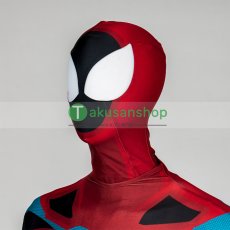 画像5: スパイダーマン:アクロス・ザ・スパイダーバース 2023 スパイダーマン アンリミテッド 風 全身タイツ ゼンタイ 子供 コスチューム コスプレ衣装 (5)