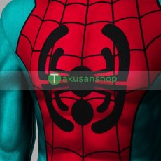 画像6: スパイダーマン:アクロス・ザ・スパイダーバース 2023 スパイダーマン 風 全身タイツ ゼンタイ 子供 コスチューム コスプレ衣装 (6)