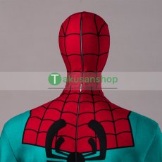 画像9: スパイダーマン:アクロス・ザ・スパイダーバース 2023 スパイダーマン 風 全身タイツ ゼンタイ 子供 コスチューム コスプレ衣装 (9)