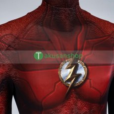 画像6: 2023映画 THE FLASH ザ・フラッシュ  バリー・アレン スーツ 風 全身タイツ ゼンタイ 子供 コスチューム コスプレ衣装 (6)