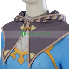 画像9: ゼルダの伝説 ブレス オブ ザ ワイルド 英傑服 ゼルダ  風 全身タイツ ゼンタイ 子供 コスチューム コスプレ衣装 (9)