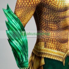 画像11: Aquaman アクアマン アーサー・カリー 風 全身タイツ ゼンタイ 子供 コスチューム コスプレ衣装 (11)