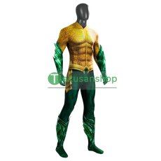 画像2: Aquaman アクアマン アーサー・カリー 風 全身タイツ ゼンタイ 子供 コスチューム コスプレ衣装 (2)