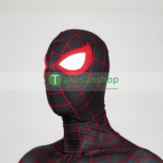 画像5: スパイダーマン2 Spider-Man 2  Miles マイルズ・モラレス 風 全身タイツ ゼンタイ 子供 コスチューム コスプレ衣装 (5)