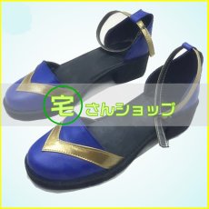 画像2: 刀剣乱舞 とうらぶ  三日月宗近 性転　娘　女装 コスプレ靴　ブーツ  (2)
