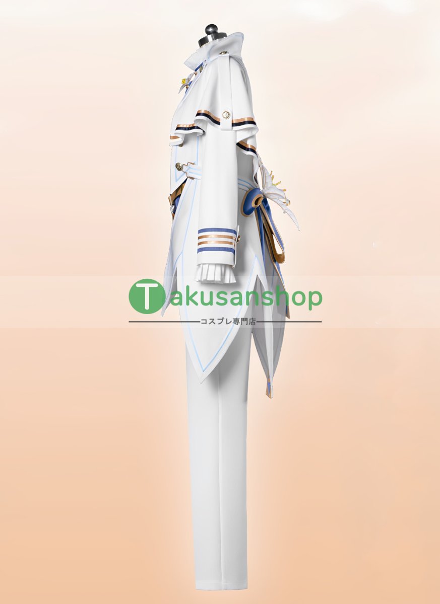 画像4: プロセカ プロジェクトセカイ カラフルステージ！ feat.初音ミク スクランブル・フラワーガチャ　ステージ裏での激励　天馬司　ピュアフラワー・タキシード  風 コスチューム コスプレ衣装 オーダーメイド (4)