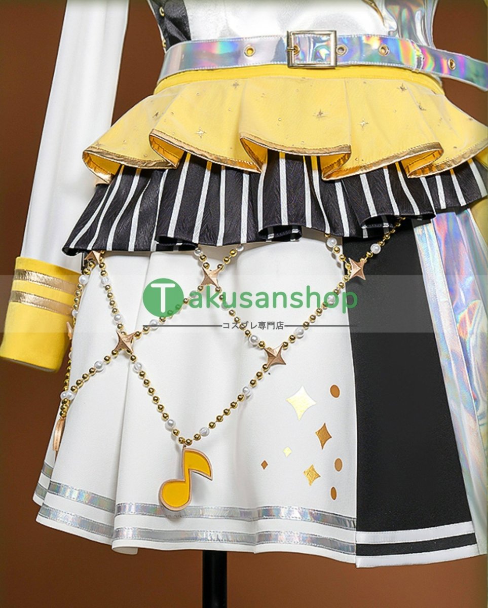 画像12: プロセカ プロジェクトセカイ カラフルステージ！ feat.初音ミク 5th Anniversary 5周年 感謝祭  鏡音リン  風 コスチューム コスプレ衣装 オーダーメイド (12)